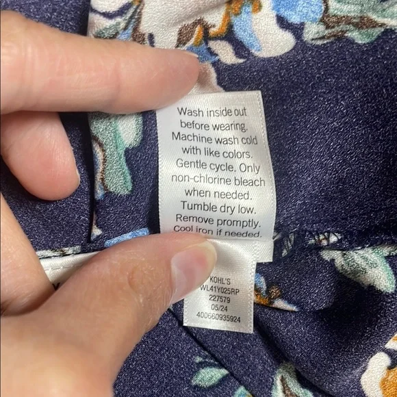 NWT LC Lauren Conrad Women's Floral Skirt Size Medium Cottagecore - Picture 6 of 9